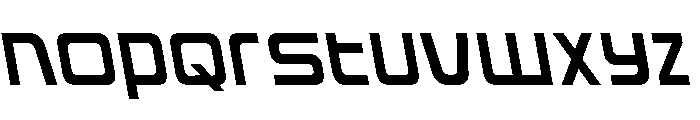 Iconoplastic Semi-Leftalic Font UPPERCASE