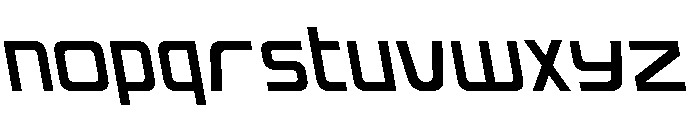 Iconoplastic Semi-Leftalic Font LOWERCASE