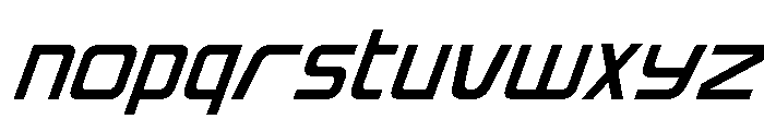 Iconoplastic Super-Italic Font LOWERCASE