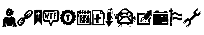 Icons Loco Web Font UPPERCASE