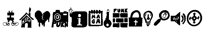 Icons Loco Web Font UPPERCASE