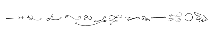 iCielCucho-Ornament Font LOWERCASE