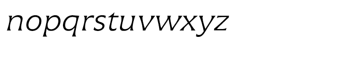 Icone 46 Light Italic Font LOWERCASE