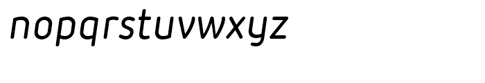 Iconic Medium Italic Font LOWERCASE