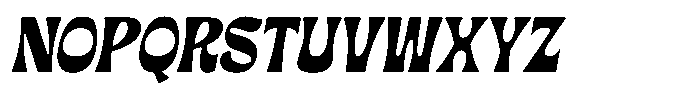 IC Mattelir Mattelir Slanted Font UPPERCASE