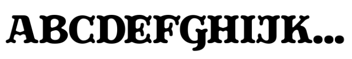 ICR Ever East Serif Font UPPERCASE