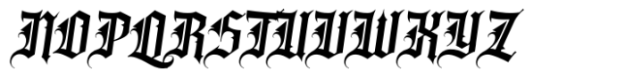 Iceland Winterstorm Italic Font UPPERCASE