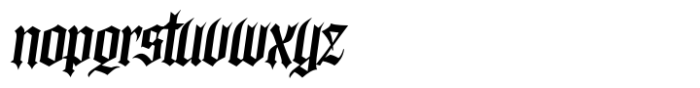 Iceland Winterstorm Italic Font LOWERCASE