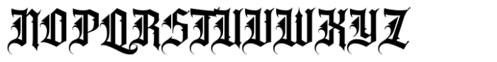 Iceland Winterstorm Regular Font UPPERCASE
