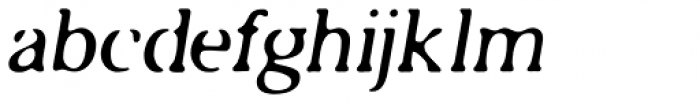 Ichabod Regular Font LOWERCASE