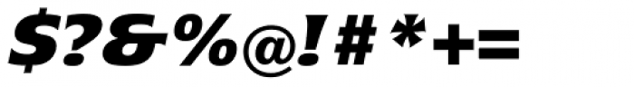 Icone Com ExtraBlack Italic Font OTHER CHARS