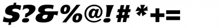 Icone ExtraBlack Italic Font OTHER CHARS