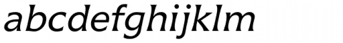 Icone Italic OsF Font LOWERCASE