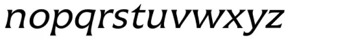 Icone Italic OsF Font LOWERCASE