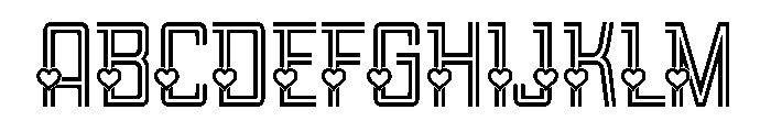 Ideal Lover Regular Font UPPERCASE