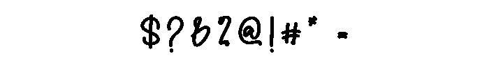 Idealism Font OTHER CHARS