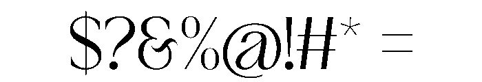 Idealistic Thinking Regular Font OTHER CHARS