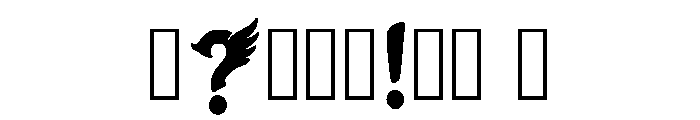 Idioc Regular Font OTHER CHARS