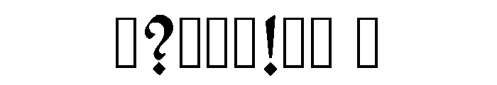 Idran Regular Font OTHER CHARS