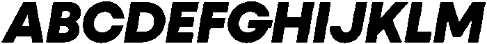 Ideal Pro Extrabold Italic otf (700) Font UPPERCASE