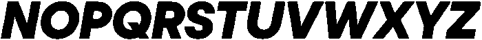 Ideal Pro Extrabold Italic otf (700) Font UPPERCASE