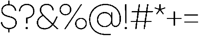Ideal Pro Extralight otf (200) Font OTHER CHARS