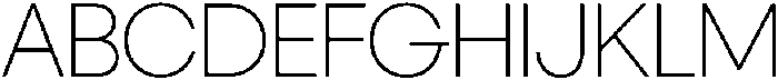 Ideal Pro Extralight otf (200) Font UPPERCASE