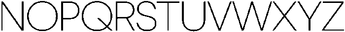 Ideal Pro Extralight otf (200) Font UPPERCASE