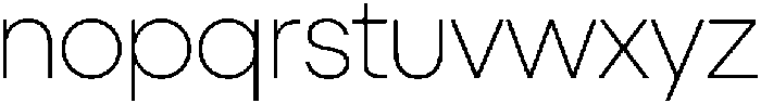 Ideal Pro Extralight otf (200) Font LOWERCASE