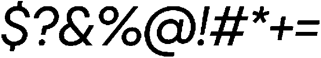 Ideal Pro Italic otf (400) Font OTHER CHARS