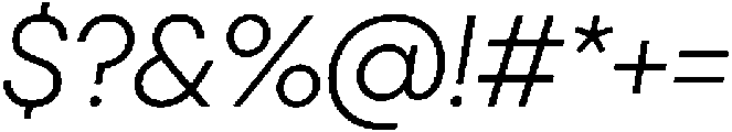 Ideal Pro Light Italic otf (300) Font OTHER CHARS