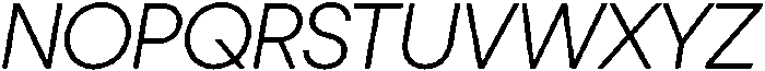 Ideal Pro Light Italic otf (300) Font UPPERCASE