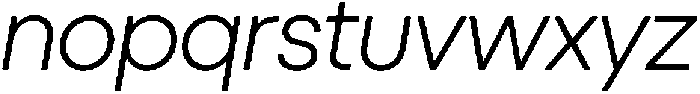 Ideal Pro Light Italic otf (300) Font LOWERCASE