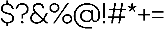Ideal Pro Light otf (300) Font OTHER CHARS