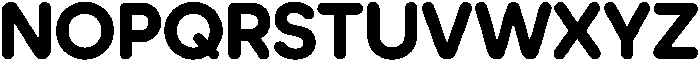 Ideal Pro Rounded Bold otf (700) Font UPPERCASE