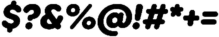 Ideal Pro Rounded Extrabold Italic otf (700) Font OTHER CHARS