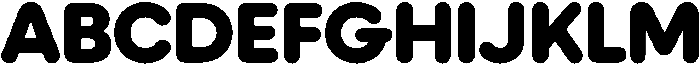 Ideal Pro Rounded Extrabold otf (700) Font UPPERCASE