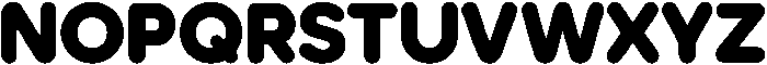 Ideal Pro Rounded Extrabold otf (700) Font UPPERCASE