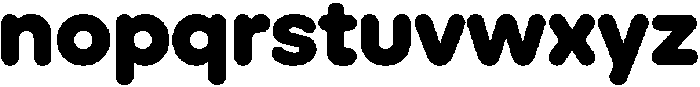 Ideal Pro Rounded Extrabold otf (700) Font LOWERCASE