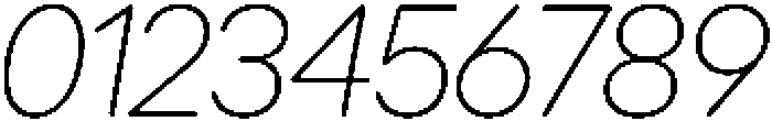 Ideal Pro Rounded Extralight Italic otf (200) Font OTHER CHARS
