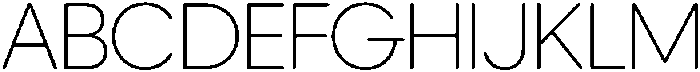 Ideal Pro Rounded Extralight otf (200) Font UPPERCASE