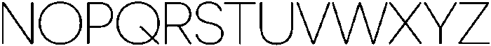 Ideal Pro Rounded Extralight otf (200) Font UPPERCASE