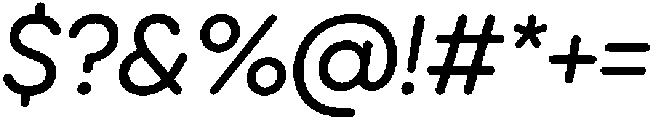 Ideal Pro Rounded Italic otf (400) Font OTHER CHARS