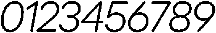 Ideal Pro Rounded Light Italic otf (300) Font OTHER CHARS