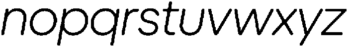 Ideal Pro Rounded Light Italic otf (300) Font LOWERCASE