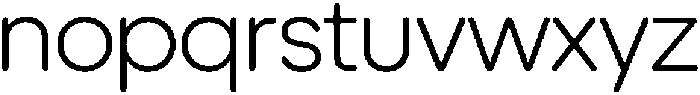 Ideal Pro Rounded Light otf (300) Font LOWERCASE
