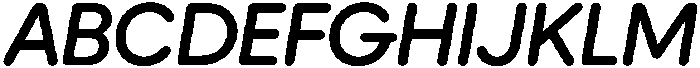 Ideal Pro Rounded Semibold Italic otf (600) Font