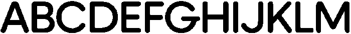 Ideal Pro Rounded Semibold otf (600) Font UPPERCASE