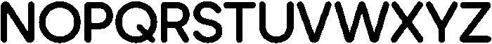 Ideal Pro Rounded Semibold otf (600) Font UPPERCASE