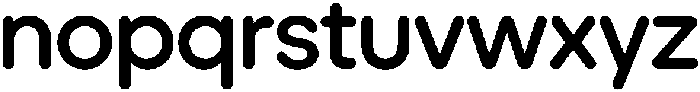 Ideal Pro Rounded Semibold otf (600) Font LOWERCASE